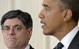 Jack Lew with President Barack Obama in the White House ( AP/Susan Walsh, File)