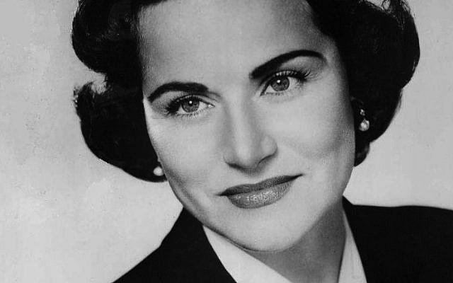A 1961 publicity photo of Pauline Phillips (1918-2013) (photo credit: Wikimedia Commons)