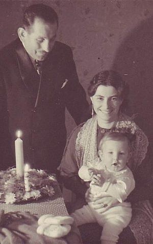 Peter Sachs, seen with his parents shortly after their arrival in the US, fought the German Historical Museum all the way to the country's Supreme Court. (Courtesy of Peter Sachs)