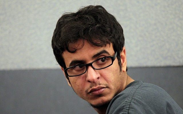 Mazen Alotaibi appears in Las Vegas Justice Court for a hearing at the Regional Justice Center in Las Vegas on Thursday. Alotaibi faces kidnapping, sexual assault with a minor and felony coercion charges. (AP Photo by Leila Navidi/Las Vegas Sun)