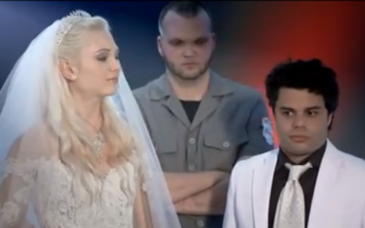 "What? You're not Jewish?" "I am now!" Shas plays the ethnic card in an election ad (photo credit: YouTube screenshot)