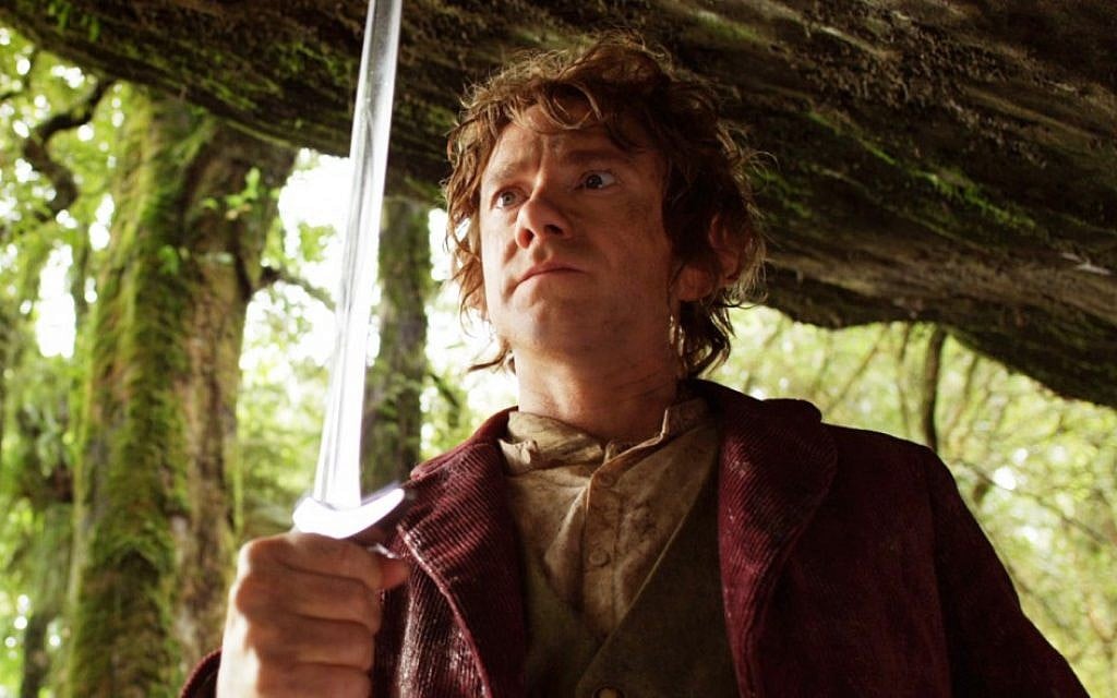 In "The Hobbit," Bilbo Baggins discovers trouble brewing in the forests of Middle-earth. (Courtesy of Warner Bros. via JTA) In "The Hobbit," Bilbo Baggins discovers trouble brewing in the forests of Middle-earth. (Courtesy of Warner Bros. via JTA)