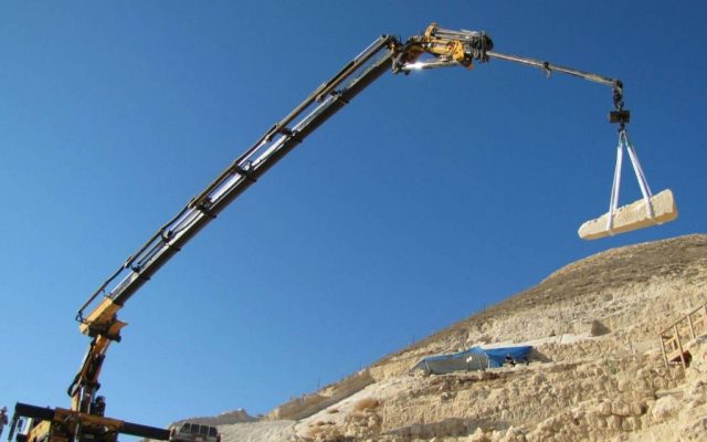 The execution of the exhibit has required massive planning and logistics, including the transfer of the architectural elements from Herod's mausoleum at Herodium to the Israel Museum (photo credit: Andrei Vainer)
