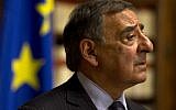 US Defense Secretary Leon Panetta pauses during a news conference in Rome, Wednesday, Jan. 16, 2013, in which he confirmed that American citizens are among the hostages taken by an Al Qaeda-linked group that seized a gas field in Algeria. (Photo credit: AP/Jacquelyn Martin)