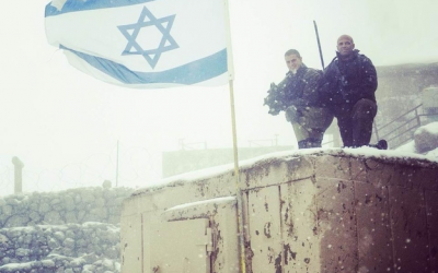 Soldiers on top of the snowy Hermon (Courtesy, Facebook screen capture) Soldiers on top of the snowy Hermon (Courtesy, Facebook screen capture)