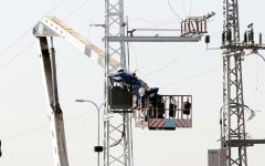 Illustrative photo of electric grid wiring (Photo credit: Roni Schutzer/Flash 90)
