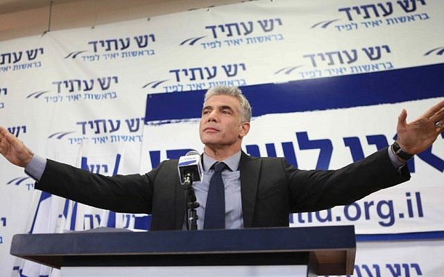 Yair Lapid, chairman of the Yesh Atid party, speaks to supporters after the preliminary results of the elections on January 22, 2013. (photo credit: Yehoshua Yosef/Flash 90) Yair Lapid, chairman of the Yesh Atid party, speaks to supporters after the preliminary results of the elections on January 22, 2013. (photo credit: Yehoshua Yosef/Flash 90)