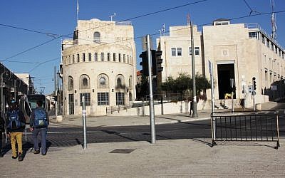 The former Barclays Bank and City Buildings. Note the bright yellow lion at the entrance. (photo credit: Shmuel Bar-Am) The former Barclays Bank and City Buildings. Note the bright yellow lion at the entrance. (photo credit: Shmuel Bar-Am)