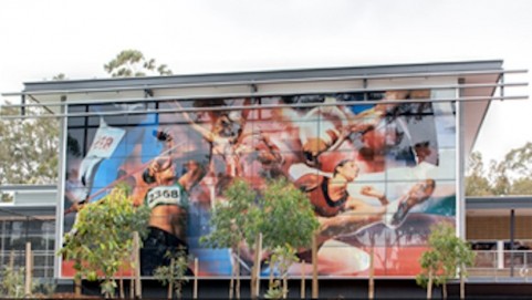 Exterior of the Murdoch University Sports Science Hub Project in Murdoch, Australia (Photo credit: Courtesy Dip-Tech)