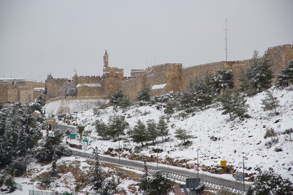 The Old City walls, viewed from southern Jerusalem (photo credit: Yishai Cohen) The Old City walls, viewed from southern Jerusalem (photo credit: Yishai Cohen)