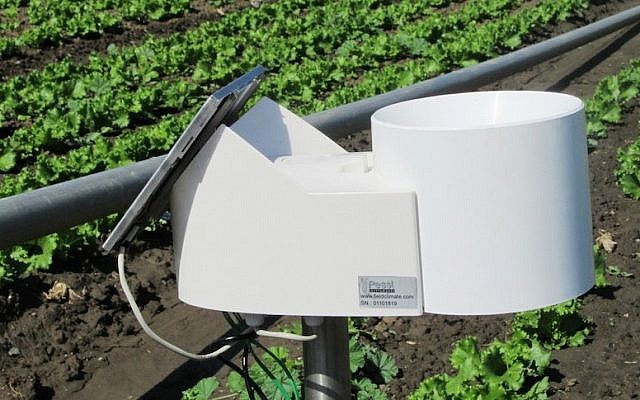 An Agrolan remote, Internet-connected weather station (Photo credit: Courtesy)
