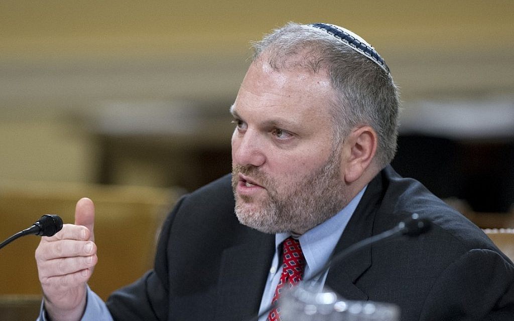 William Daroff, vice president for public policy and director of the Washington office of The Jewish Federations of North America (JFNA), gives testimony at a hearing by the United States House Ways and Means Committee on 'Oversight Plan for the 113th Congress and Tax Reform and Charitable Contributions' in Washington, DC, on February 14, 2013. (Ron Sachs) William Daroff, vice president for public policy and director of the Washington office of The Jewish Federations of North America (JFNA), gives testimony at a hearing by the United States House Ways and Means Committee on 'Oversight Plan for the 113th Congress and Tax Reform and Charitable Contributions' in Washington, DC, on February 14, 2013. (Ron Sachs)