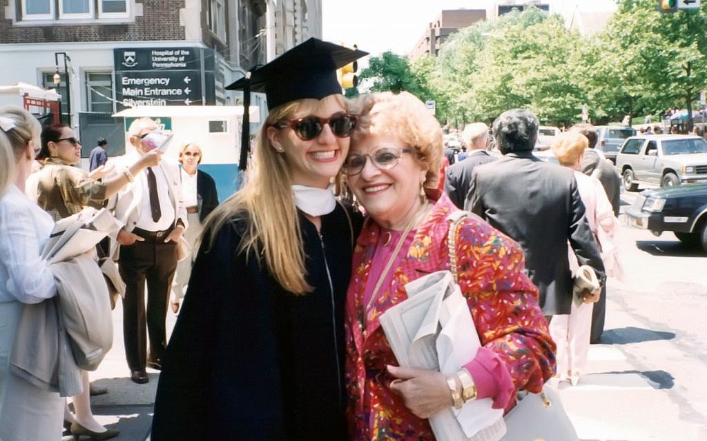 Despite her nightmarish early years, Auschwitz survivor Paula Dash was a joyful presence in the life of her granddaughter, shown at her college graduation in 1993. (Courtesy of Allison Nazarian) Despite her nightmarish early years, Auschwitz survivor Paula Dash was a joyful presence in the life of her granddaughter, shown at her college graduation in 1993. (Courtesy of Allison Nazarian)