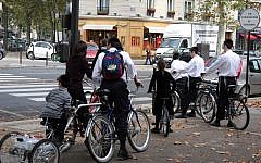 Illustrative photo of Jews in Paris (photo credit: CC BY-SA mariosp/Flickr)