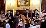 President Barack Obama hosting a Passover Seder at the White House in 2012. (photo credit: Pete Souza/The White House)