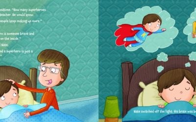 For the book's central character, choosing a costume for Purim sparks bigger questions. (Courtesy of Kar-Ben Publishing)