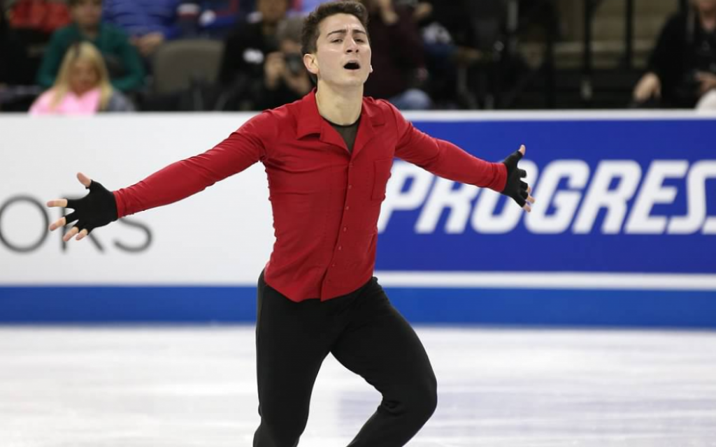 "I grew up looking to all those Jewish athletes for inspiration,” Max Aaron says of earlier champions. “I always thought the list needed to be longer." (Courtesy of USFSA via JTA) "I grew up looking to all those Jewish athletes for inspiration,” Max Aaron says of earlier champions. “I always thought the list needed to be longer." (Courtesy of USFSA via JTA)