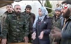 Amira al-Aarour, deputy commander of the Free Syrian Army's Aleppo brigade. (screencapture: Youtube/AlArabiya)