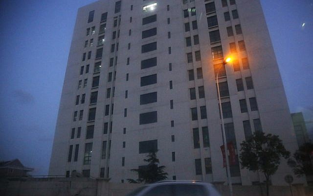 The building on the outskirts of Shanghai that houses “Unit 61398” of the People’s Liberation Army, Tuesday, February 19, 2013 (photo credit: AP Photo)