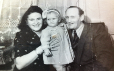 Paula Dash, pictured with her family in Germany in the late '40s, lived a long life. Her daughter, born in a DP camp and plagued by mental health problems, did not. (Courtesy of Allison Nazarian) Paula Dash, pictured with her family in Germany in the late '40s, lived a long life. Her daughter, born in a DP camp and plagued by mental health problems, did not. (Courtesy of Allison Nazarian)