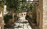 The Aradiov monastery in Crete (Photo credit: Nati Shohat/Flash90)