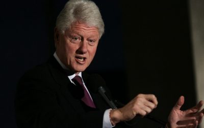Former US president Bill Clinton (Uri Lenz/Flash90)