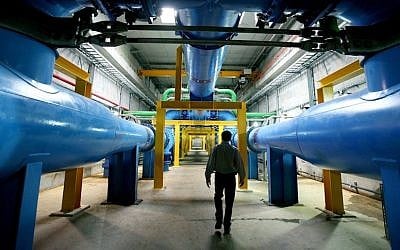 View of the Eshkol Water Filtration Plant in Northern Israel (Photo credit: Moshe Shai/FLASH90)