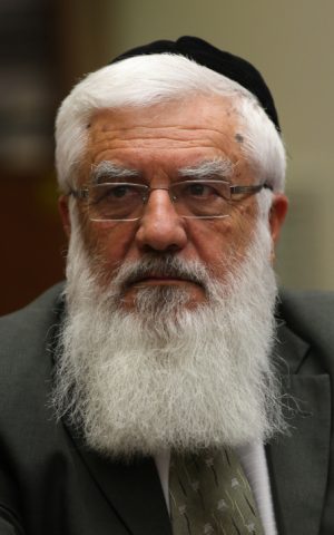 Former Shas minister Rabbi Raphael Pinhasi (photo credit: Kobi Gideon/Flash90)