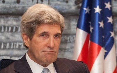 US Secretary of State John Kerry (photo credit: Uri Lenz/Flash90)