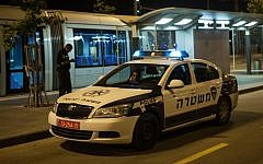 Illustrative photo of an Israel Police car in Jerusalem, June 2012 (Uri Lenz/Flash90)