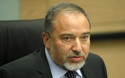 Avigdor Liberman, February 2013 (photo credit: Flash90)