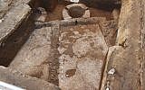 A Byzantine-era industrial site unearthed beneath the streets of modern Jaffa. (Photo courtesy of the Israel Antiquities Authority/ Flash90)