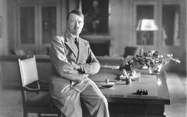 Adolf Hitler -- no, not this one -- hopes voters will keep him in office. (Bundesarchiv, Bild 146-1990-048-29A via Wikipedia)