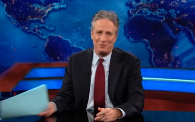 Jon Stewart on "The Daily Show." (Comedy Central screenshot)