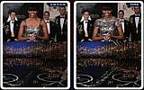 Michelle Obama with and without sleeves (photo credit: Image capture YouTube)