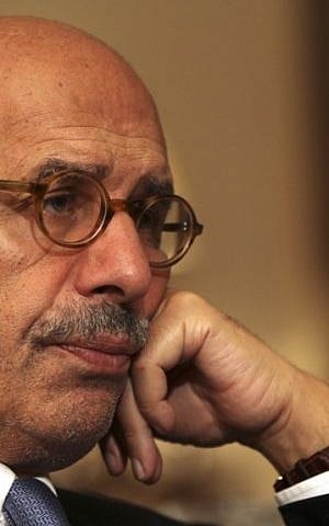 Leading Egyptian opposition figure Mohamed ElBaradei (photo credit: AP/Thomas Hartwell/File)