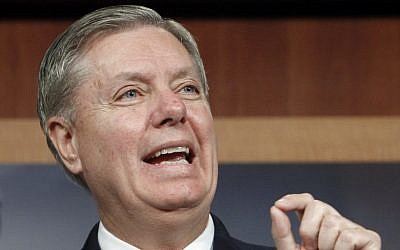 Senator Lindsey Graham (R-SC) (photo credit: AP/Ann Heisenfelt)