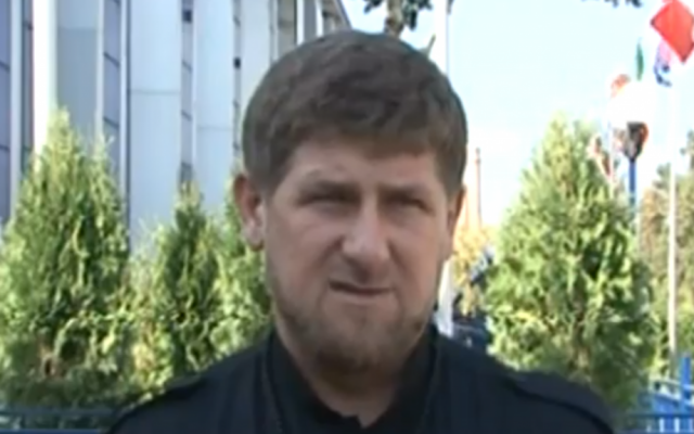 Former Chechen rebel and current head of the Chechen Republic Ramzan Kadyrov (photo credit: screen capture/YouTube) Former Chechen rebel and current head of the Chechen Republic Ramzan Kadyrov (photo credit: screen capture/YouTube)