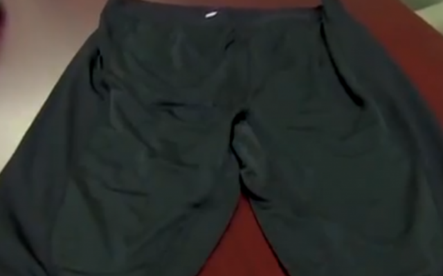 Illustrative of underwear meant to save a soldier's genitals (screenshot: YouTube/CNN)