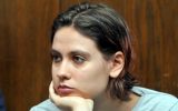 Anat Kamm sits in the Tel Aviv District court on April 12, 2011. (photo by Yossi Zeliger/Flash90)