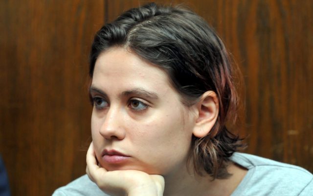 Anat Kamm sits in the Tel Aviv District court on April 12, 2011. (photo by Yossi Zeliger/Flash90)
