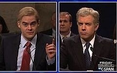 SNL's unaired Chuck Hagel skit (photo credit: NBC screenshot)