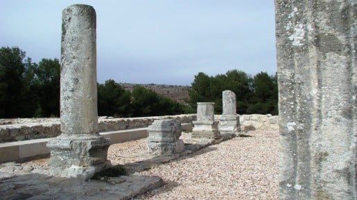 Ruins of the Naboriya synagogue (photo credit: Shmuel Bar-Am)