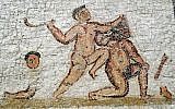 Illustrative photo from a Roman fresco in Tunis, Tunisia. (photo credit: CC BY Dennis Jarvis/Flickr)
