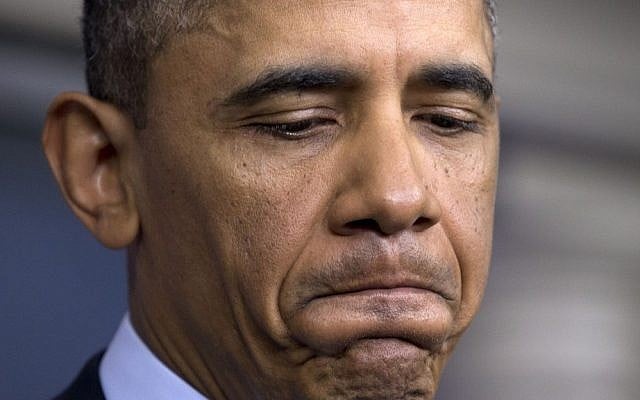 US President Barack Obama (photo credit: AP/Carolyn Kaster/File)