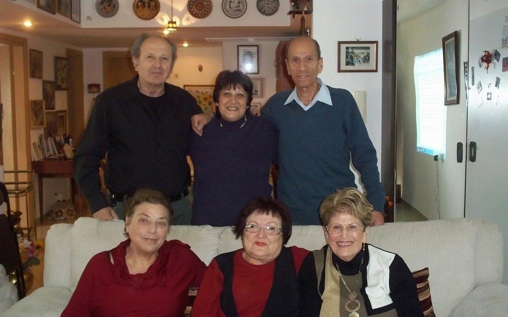 Ada Aharoni, sitting on the right among volunteers, is the author of “The Golden Age of the Jews From Egypt." (Courtesy of Ada Aharoni via JTA) Ada Aharoni, sitting on the right among volunteers, is the author of “The Golden Age of the Jews From Egypt." (Courtesy of Ada Aharoni via JTA)