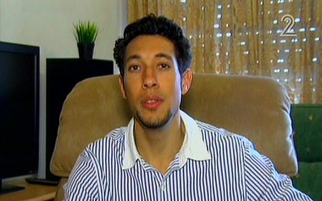 Amir Omar Hassan, who was kidnapped by Bedouins in the Sinai, recounts his story to Channel 2 News upon his return to Israel, Wednesday, March 27. (image capture: Channel 2) Amir Omar Hassan, who was kidnapped by Bedouins in the Sinai, recounts his story to Channel 2 News upon his return to Israel, Wednesday, March 27. (image capture: Channel 2)