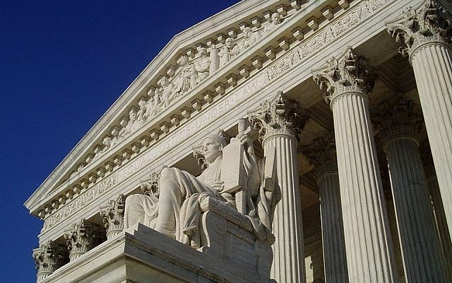 The US Supreme Court (photo credit: Wikimedia Commons/Matt H. Wade) The US Supreme Court (photo credit: Wikimedia Commons/Matt H. Wade)
