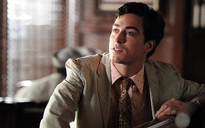 Ben Feldman says he imitates other Jews but avoids becoming a stereotype when he's in character as Michael Ginsberg. (Courtesy of AMC via JTA)