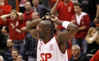 Cory Carr has bounced around several Israeli and European basketball teams, but is currently playing for Maccabi Haifa (Courtesy Maccabi Haifa)